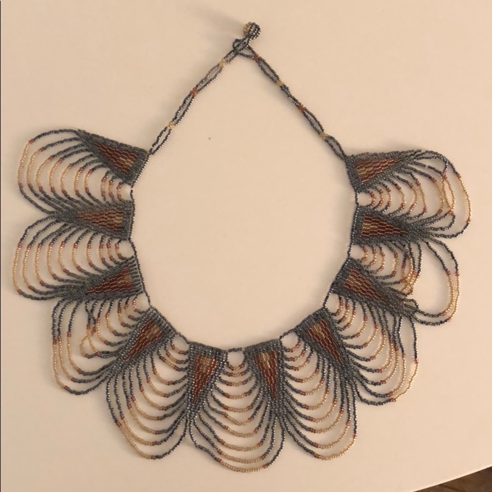 Hand crafted beaded necklace